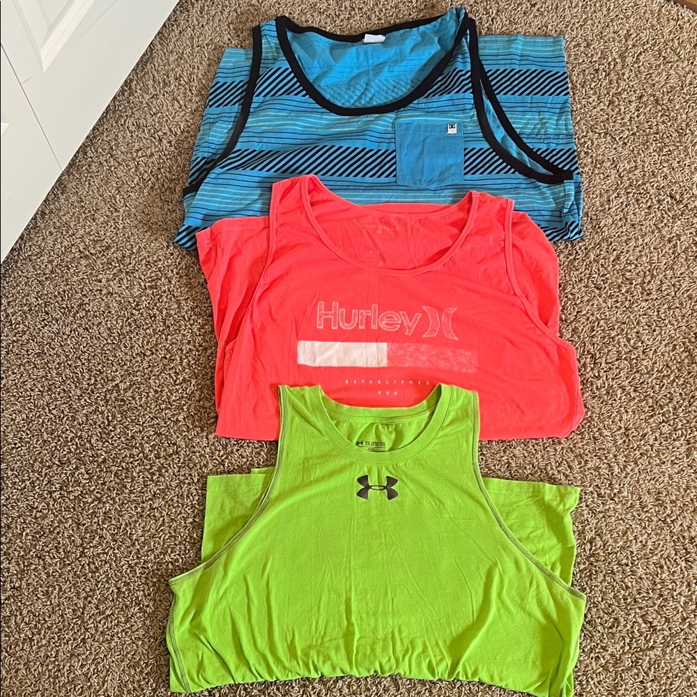 Men’s Bright tank tops